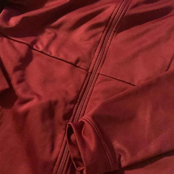 boys dark red zip up hoodie - Picture 3 of 6